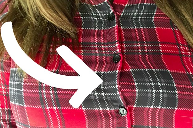 shirt gap between buttons