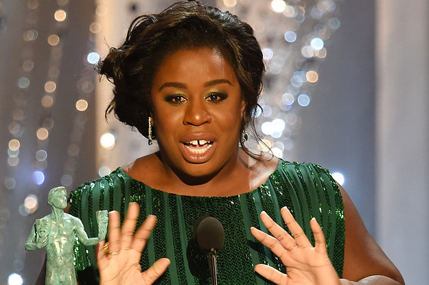 Uzo Aduba Attended The SAG Awards With The Same Guy She Went To Prom With