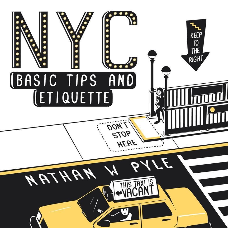 BuzzFeed Illustrator and New York City transplant Nathan W. Pyle elegantly explains the often confusing rules of living in NYC in this delightful how-to guide. Perfect for anyone new to the Big Apple or planning to move there soon, NYC Basic Tips and Etiquette makes a great gift for yourself or a friend.Follow Nathan W. Pyle on Twitter.