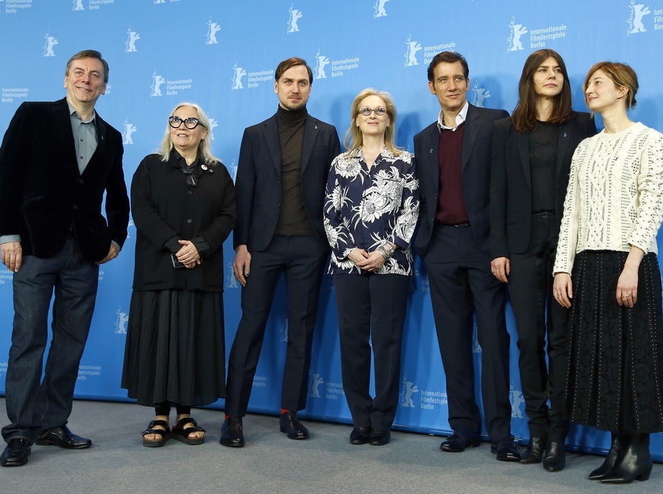 The jury members at the 2016 Berlinale Film Festival in Germany.