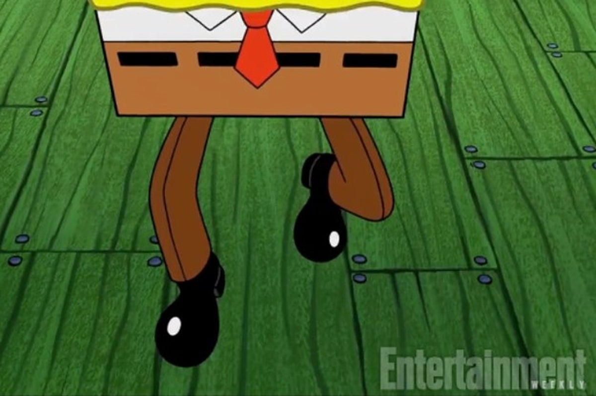 Spongebob Is Wearing Full-Length Pants For The First Time