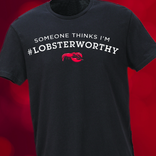 Red store lobster shirt