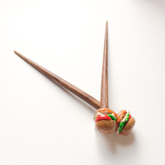 The good kind of burger in your hair.