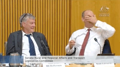 Which forced senator Sean Edwards to do this.