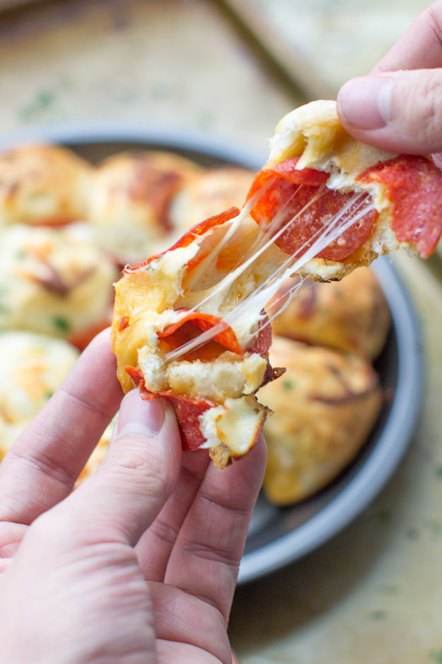 Cheese &amp; Pepperoni Pizza Bites