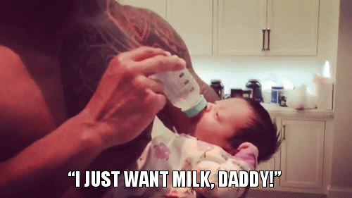 Then this adorable shot of his little girl: