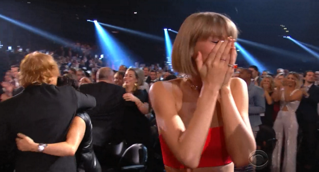 And apart from Ed himself, the most excited person in all of America was undoubtedly Taylor Alison Swift.