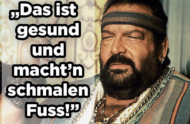 13 BudSpencerSprüche, die Dir in allen Lebenslagen helfen werden