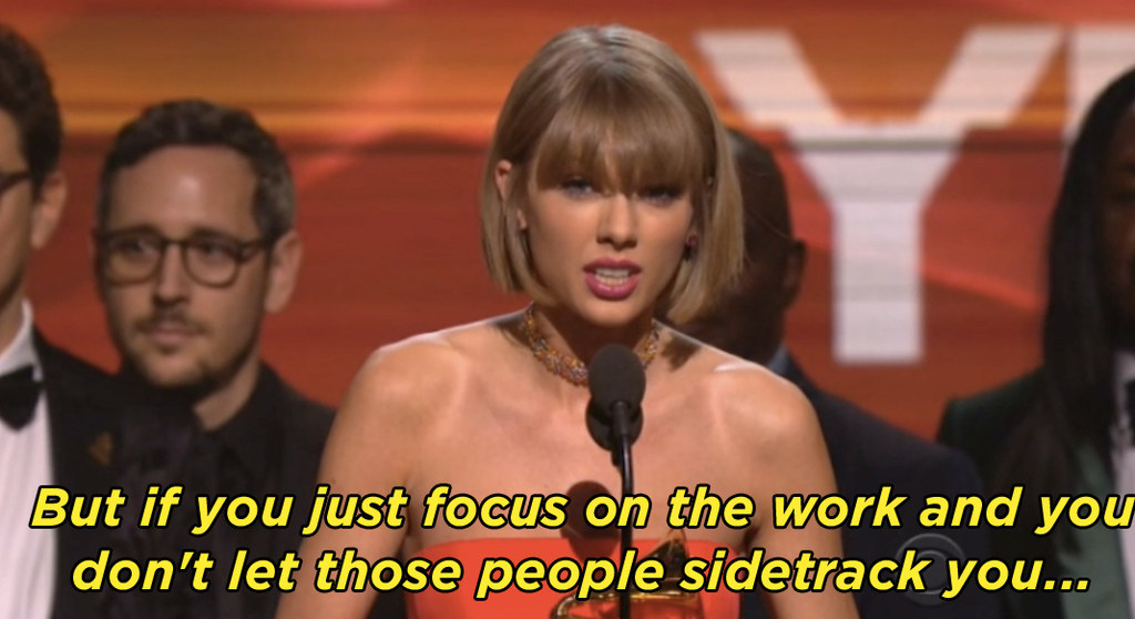 It Sounds Like Taylor Swift Responded To Kanye West In Her Grammys Speech