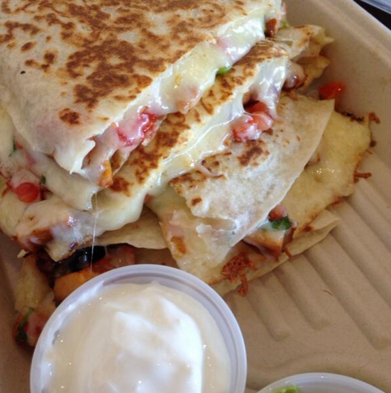 ...love is actually melted cheese sandwiched in between two tortillas. ❤️