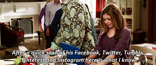I'm pretty much the Princess of Twitter, Pinterest, Facebook, Tumblr, Vine, Instagram and Snapchat.
