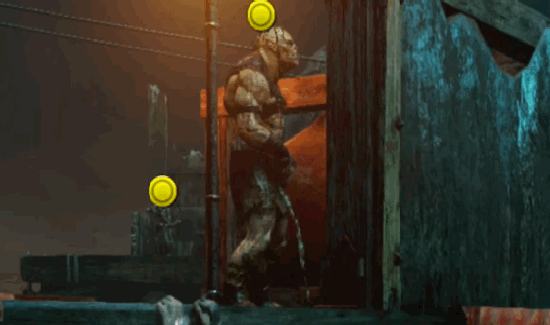 "That's a really sneaky spot to piss, Ghám. Here's the thing, though, we can all see your junk."