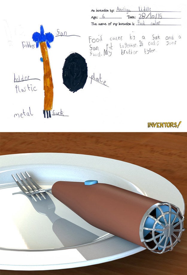 Or a fork that cools down your food for you.