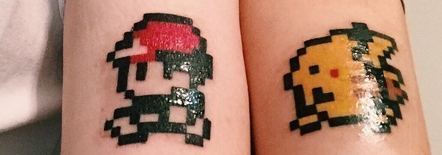 8 Bit Apparel on Twitter His and hers matching ZELDA tattoos Cant go  wrong with these Link NES tattoo Gamer LOZ Retrogamer  httptcoR3H2l95BH5  Twitter
