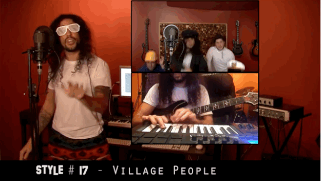 He's also covered Adele's "Hello" in a bunch of different styles, among other songs. Go Anthony!!