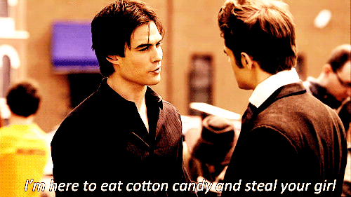 “Ugh. What a jerk. Stefan is so sweet and caring and Damon is just so…I CAN’T EVEN.”