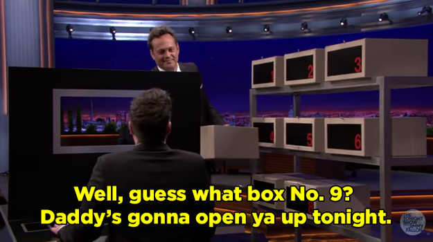 Vince was up first, and made his selection wisely.