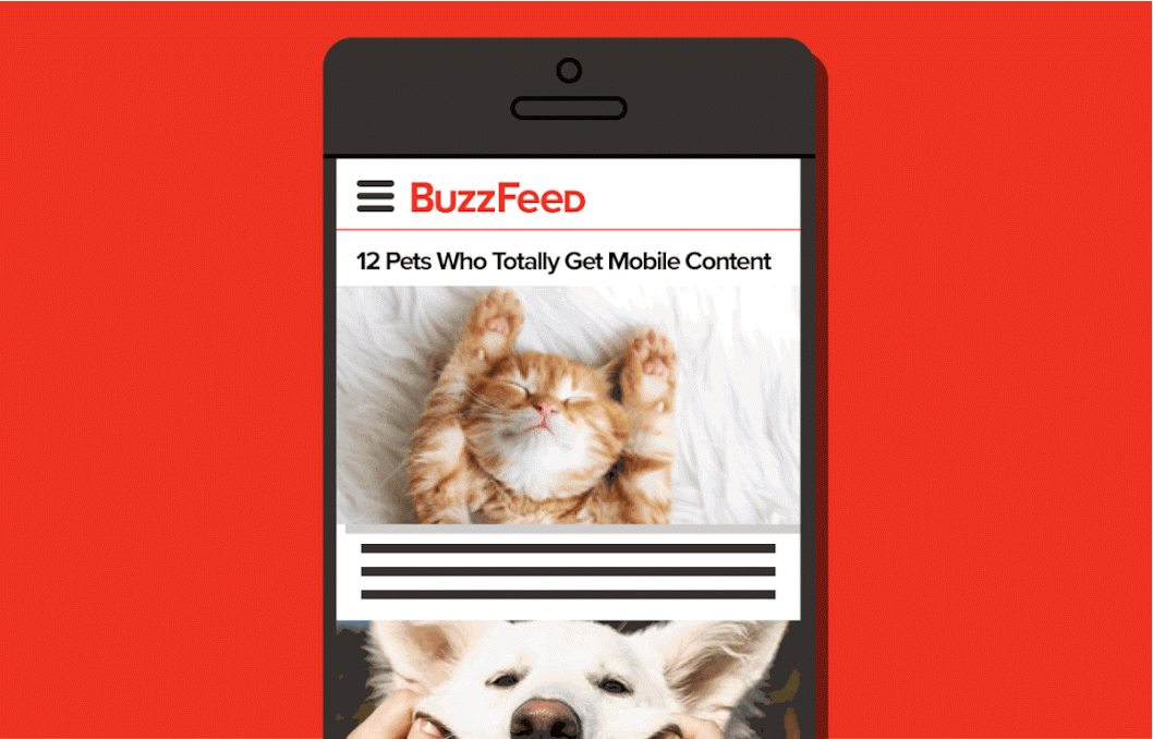 Scrolling is more intensive on mobile, so make an impact right off the bat.