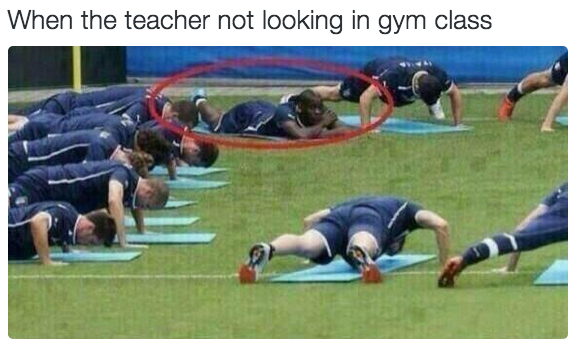 Whenever you're in gym and your main focus is not doing gym: