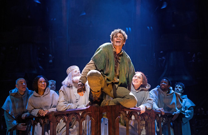 The Hunchback of Notre Dame Michael Arden as Quasimodo, at the Paper Mill Playhouse in Millburn, N.J. Credit Matthew Murphy
