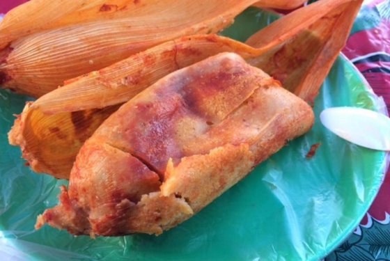 Tamal de rojo