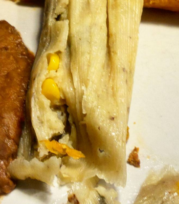 ¡Tamal de elote!