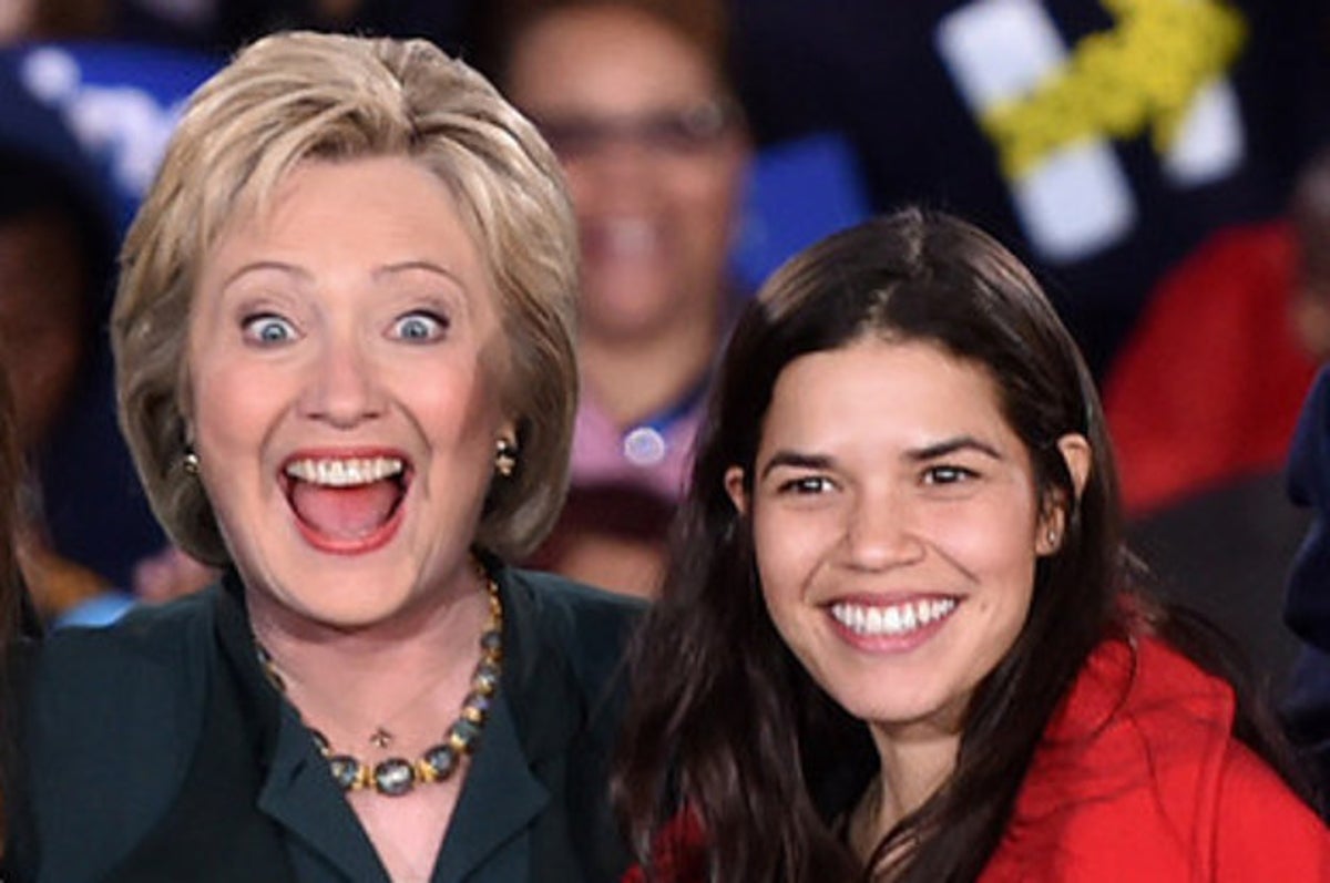 Hillary Clinton Nods to Friendship with America Ferrera: 'She's