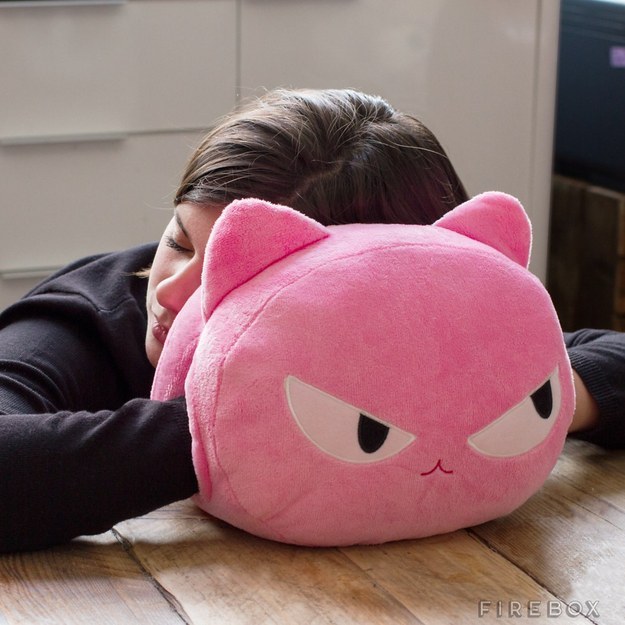 The perfect pillow to take a cat nap on.