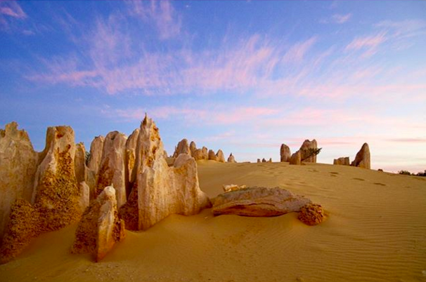 The world famous Pinnacles Desert really is a sight to behold. The limestone creations are located in Nambung National Park, near the town of Cervantes, nearly 200 kilometres north-west of Perth. After taking in the Pinnacles, take a trip to the fishing village of Cervantes and soak up some sun on the glorious white beaches.