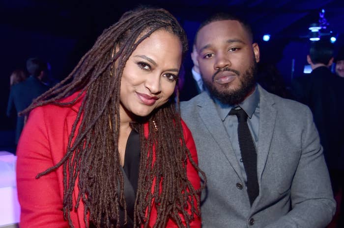 Ava DuVernay and Ryan Coogler in Hollywood on Dec. 14, 2015.