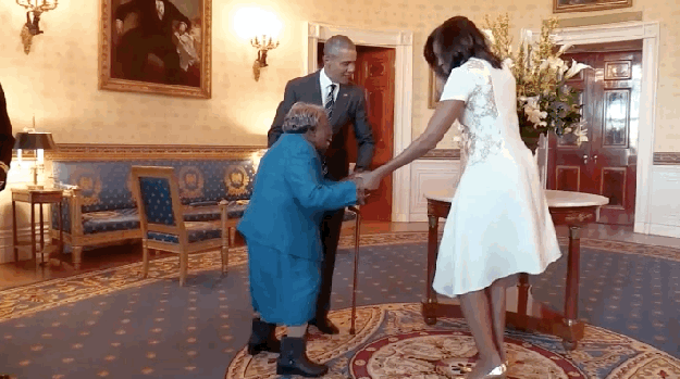 This 106 Year Old Woman Dancing For Joy As She Meets Barack Obama Will Warm Your Heart