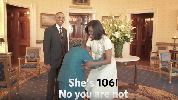 This 106 Year Old Woman Dancing For Joy As She Meets Barack Obama Will Warm Your Heart 