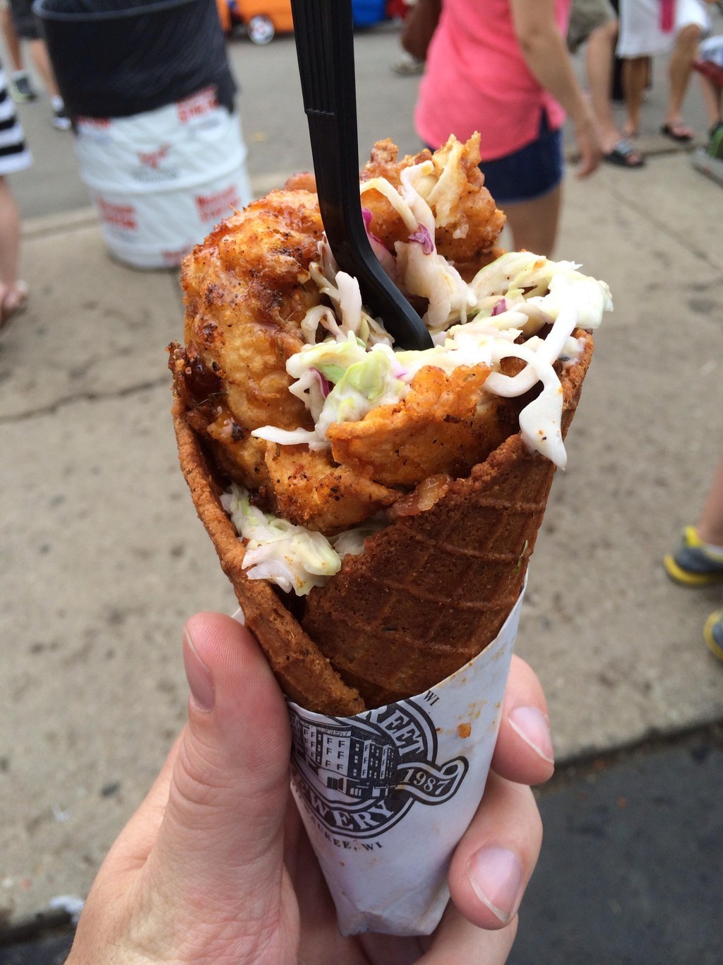 Fried chicken themed treats