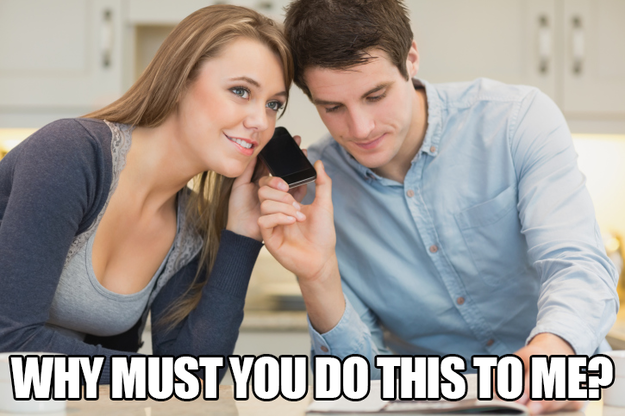 Putting people on blast with unannounced speaker phone.