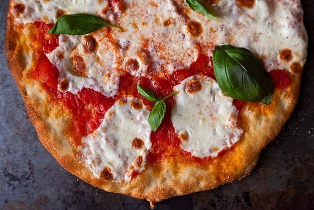 Jim Lahey's No-Knead Pizza Dough + Margherita Pie