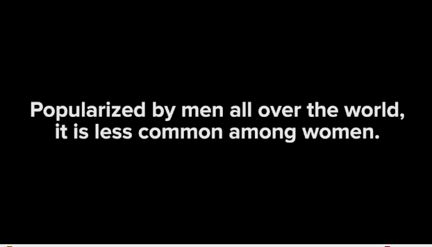 "Pooping" is something a lot of men are familiar with, but women less so– we never even talk about it!