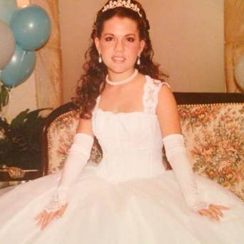 90s quinceanera dresses Dancing Queen 1990 Long Quinceanera Dress Bahama Blue / 2XLarge
