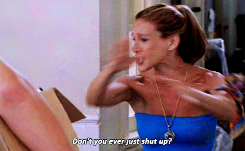 If I wrote books about sex and men issues in New York with an unfathomable income, then yes...I would be like Carrie Bradshaw. Think of me as the 180 of exactly that.