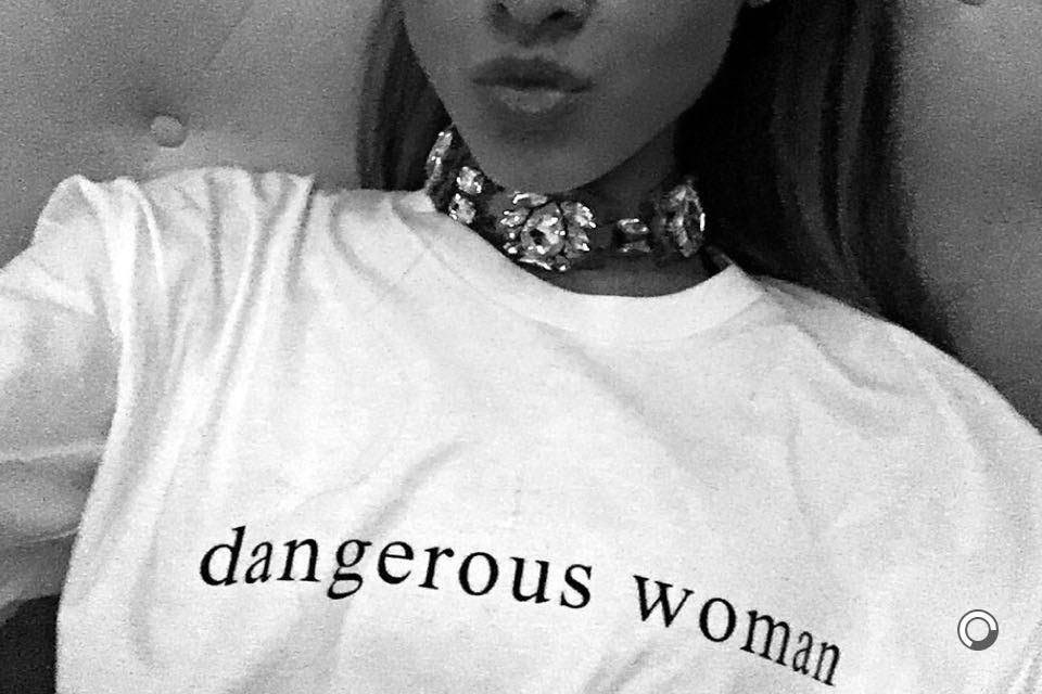 dangerous woman necklace