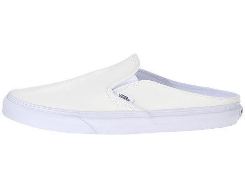 White slip hotsell on vans zappos