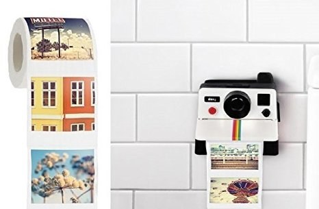 Regular old toilet paper won't cut it for the new season upon us! This one gives you a view and does its duty. The holder and it's paper is here!