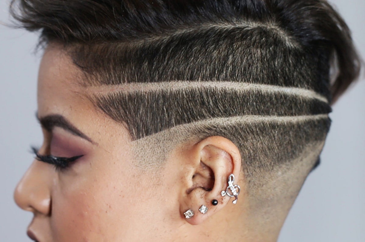 Women Get Badass Shaved Head Designs