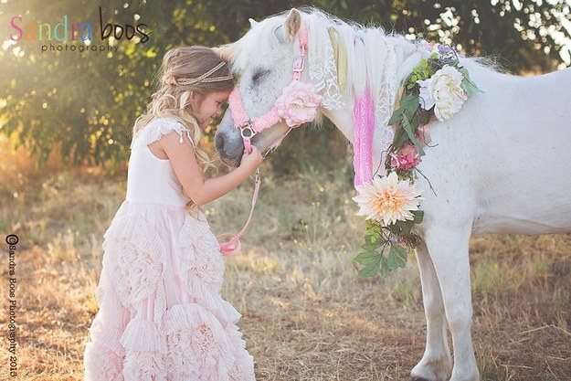 Okay, so Juliet isn't actually, technically, a unicorn – she just plays one in photos.