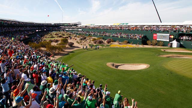 You thought MLB, MLS and NFL have raucous crowds? During a round of the PGA TOUR’s Waste Management Phoenix Open at TPC Scottsdale, a total of 201,003 spectators were shouting from the top of their lungs. Wait, what?!? Yes, the par-3 16th hole has been dubbed the “loudest hole in golf.” Beer cans were launched onto the green from the stadium surrounding the hole when a robot knocked in a hole-in-one earlier in the week.