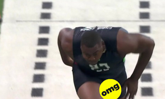 a-football-player-s-dick-flew-out-of-his-shorts-during-the-combine