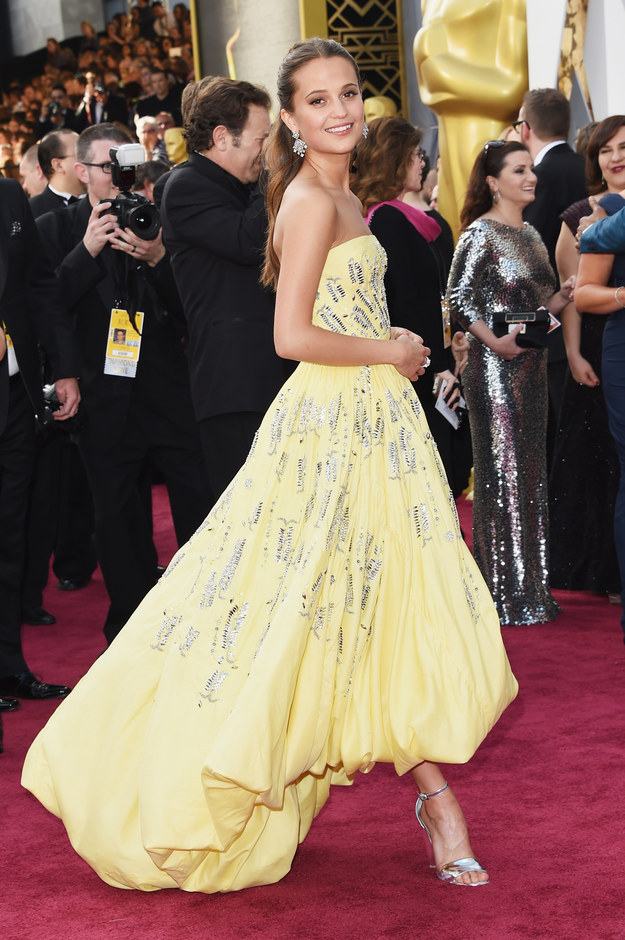 Oscars 2017 Red Carpet Arrivals Alicia Vikander, 2017 Oscars, Academy  Awards, Arrivals