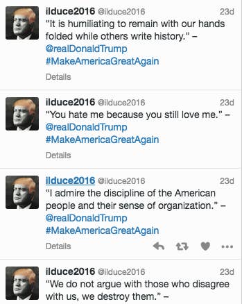 Quand Donald Trump Retweete Une Citation De Mussolini
