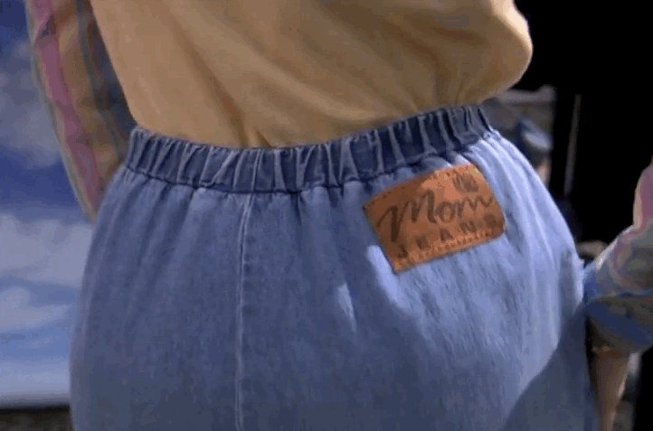 We all know mom jeans: With their high waists, narrow ankles, and huge crot...