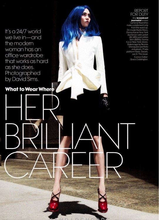 One can take the world by storm with neon hair, ask Vogue.