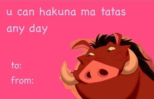 I got "Hakuna ma Tatas!"